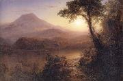 Frederic Edwin Church Tropical Scenery oil painting